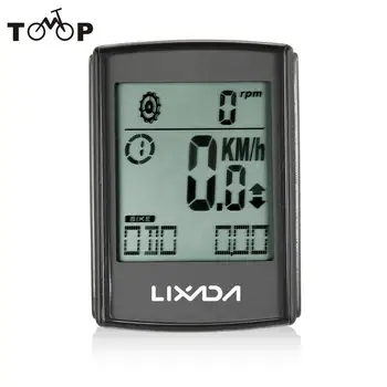 

Lixada Cycling Computer 2-in-1 Wireless Bike Bicycle Speedometer Waterproof Stopwatch Cadence Backlight Bicycle Accessories
