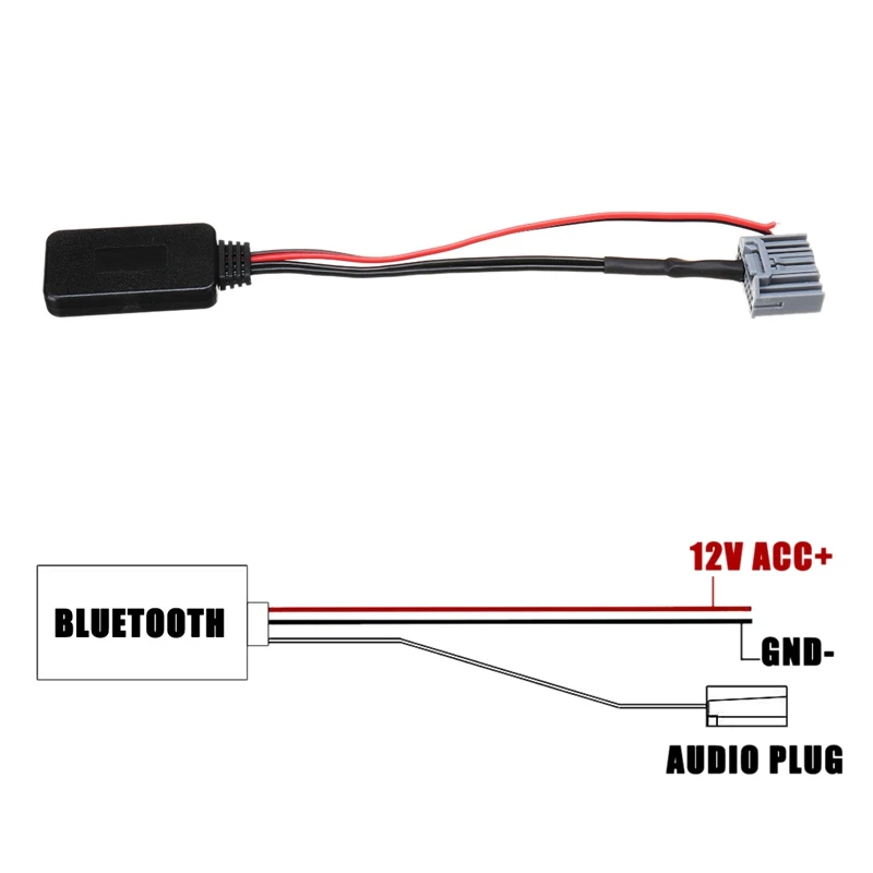 Автомобильный беспроводной Bluetooth 4,0 модуль музыкальный адаптер вспомогательная линия Aux аудио приемник для Honda Для Civic 2006-2013 для Crv для Ac