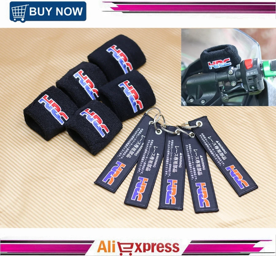 Wholesale Motorcycle HRC Brake Oil Reservoir Sock Fluid Tank Cup Cover