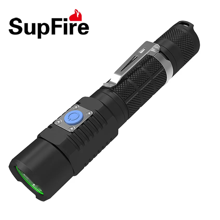 Portable LED Flashlight Rechargeable USB Charger Torch CREE XML2 U2