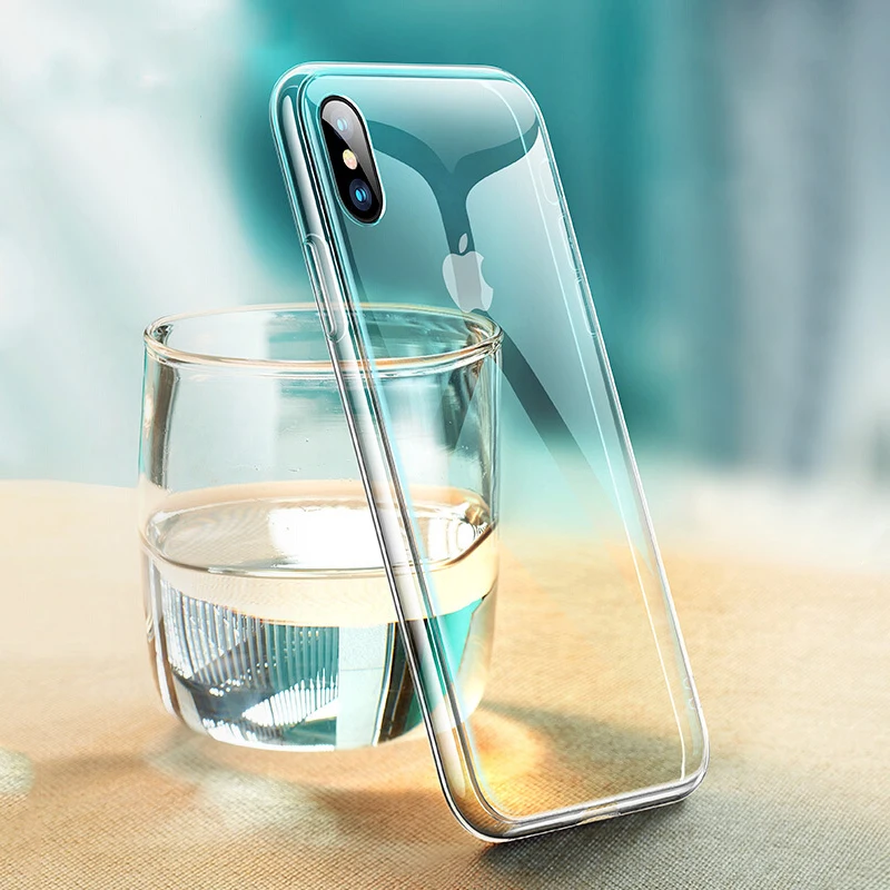 TOTU оригинальный прозрачный чехол для iPhone X/XR/Xs Max мягкая задняя крышка из ТПУ