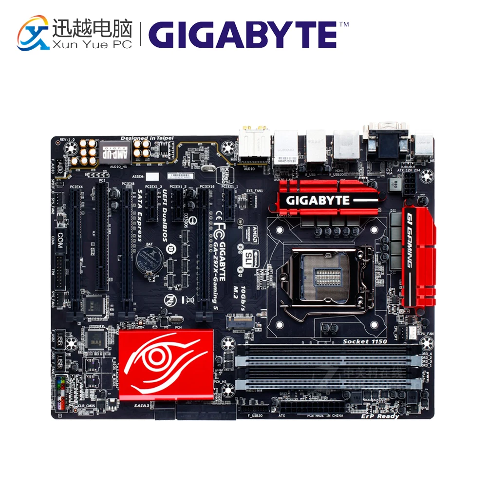 

Gigabyte GA-Z97X-Gaming 5 Desktop Motherboard Z97X-Gaming 5 Z97 LGA 1150 i3 i5 i7 DDR3 32G ATX