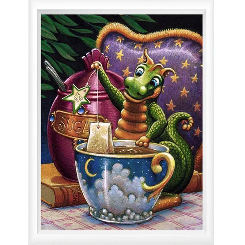 

Full,Round,Diamond Embroidery,Small Dragon,Autumn5D,Diy Diamond Painting,Cross Stitch,3D,Diamond Mosaic,Decoration