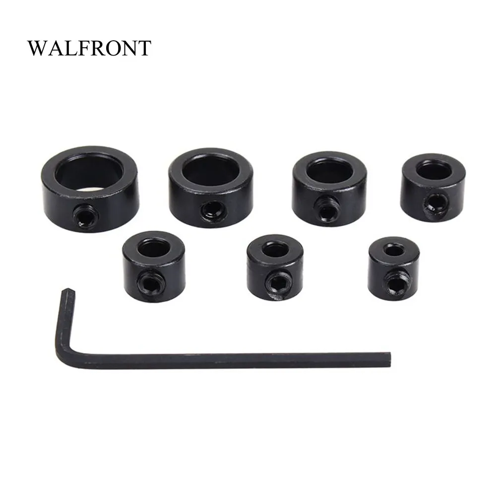 Buy WALFRONT 7pcs Drill Bit Stop Collar Set with L