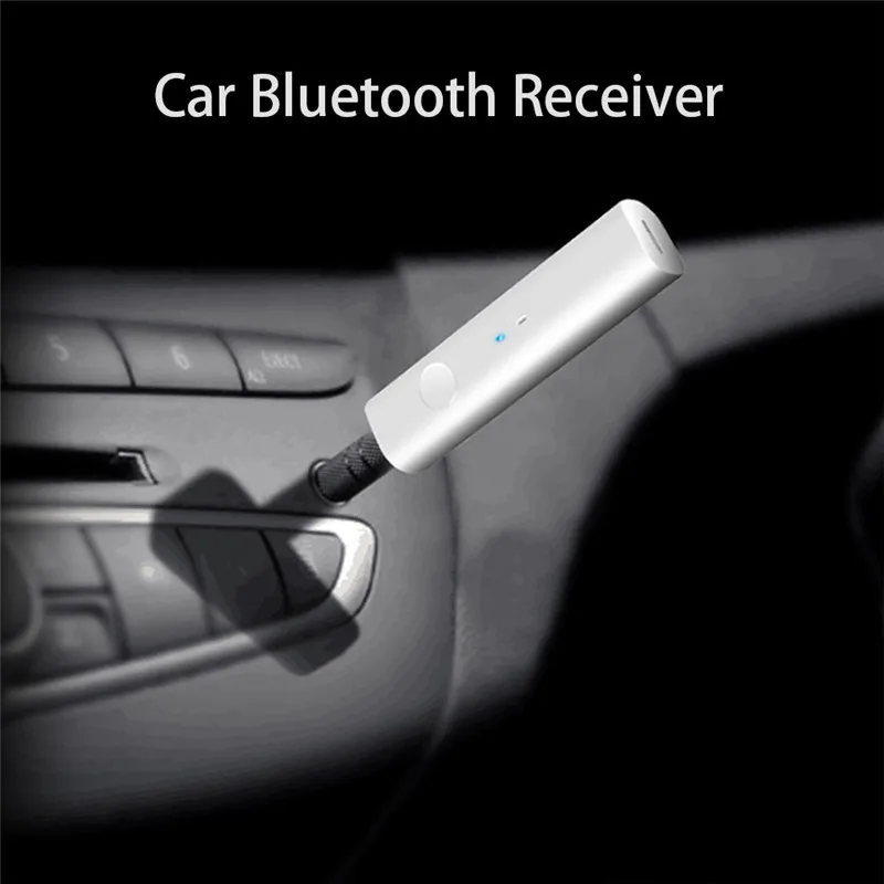 Беспроводной автомобильный Bluetooth музыкальный приемник 3 5 мм разъем Aux комплект