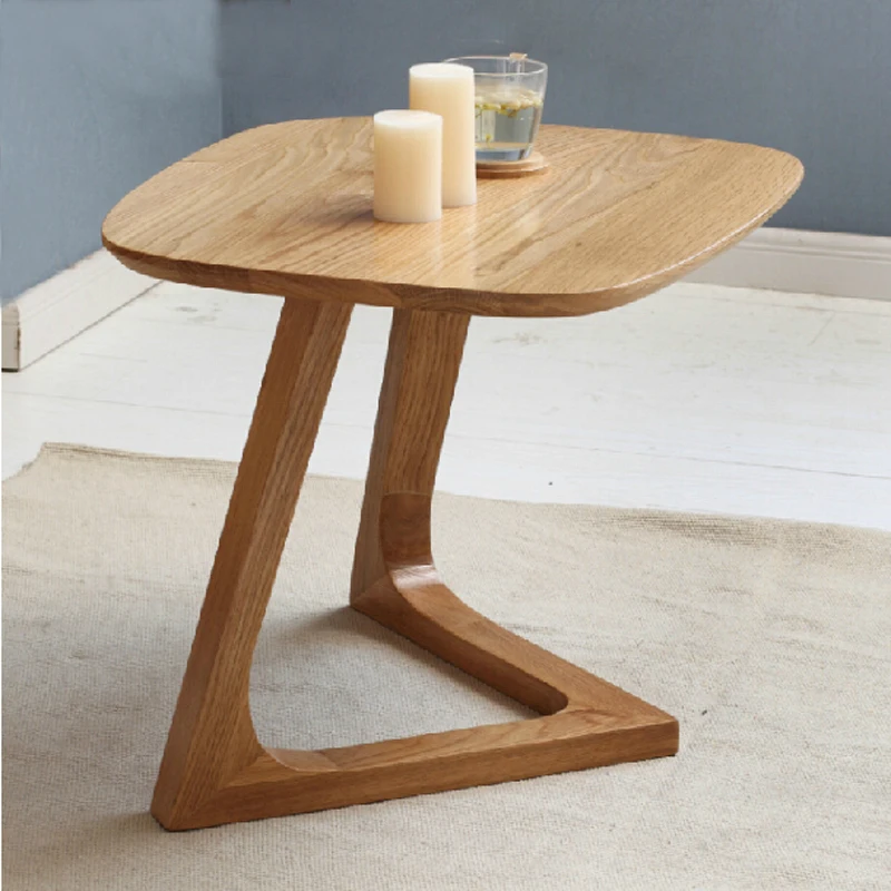 Solid Wood Oak End Table