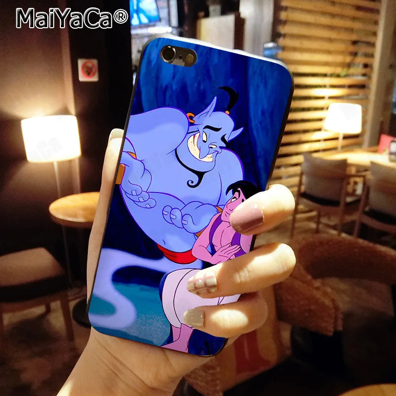 MaiYaCa Genie Aladdin Phone Case Slim Clear Soft TPU Back Cover for Apple iPhone 8 7 6 6S Plus X 5 5S SE XS XR XS MAX Cover MaiYaCa Genie Aladdin Phone Case Slim Clear Soft TPU Back Cover for Apple iPhone 8 7 6 6S Plus X 5 5S SE XS XR XS MAX Cover