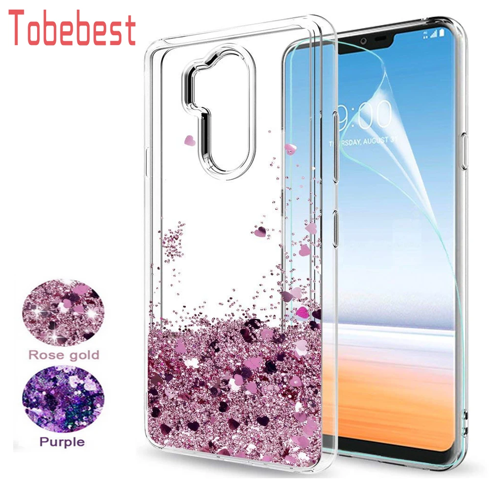 Для LG G7 чехол на мобильный телефон для ThinQ Искра Блестящий плавающие блестки