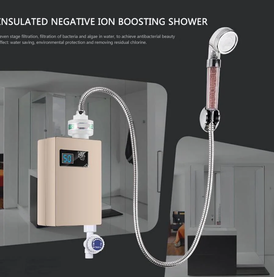 Instant Tankless water heater household electric quick heating tap