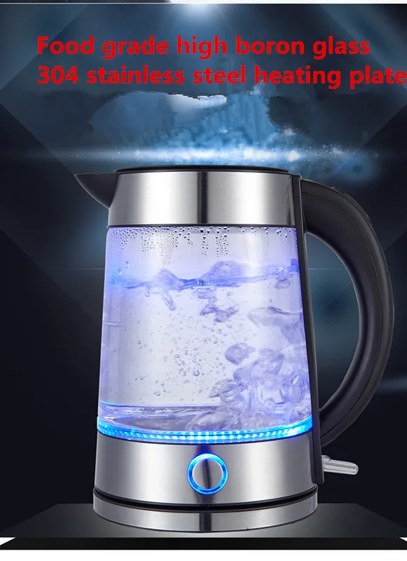 Temperature controlled glass electric kettle boiled tea kettle teapot
