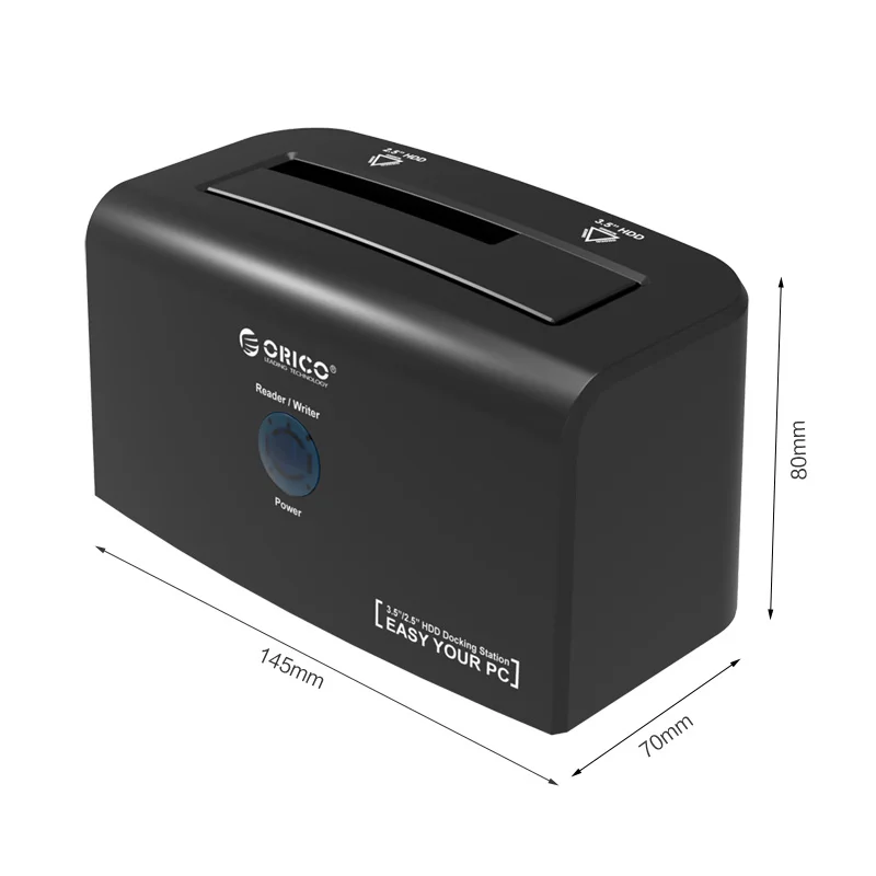 Внешний жесткий диск ORICO 8618SUS3 с USB 3 0 на e SATA док станция SSD для 2 5 дюймового жесткого