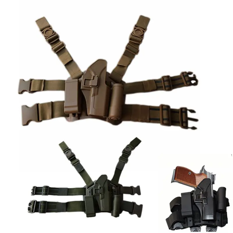 

Glock 17 Glock 19 22 23 31 32 Tactical Army Hunting Shooting Airsoft Hand Gun Leg Holster Pistol Belt Holster Gun Holster