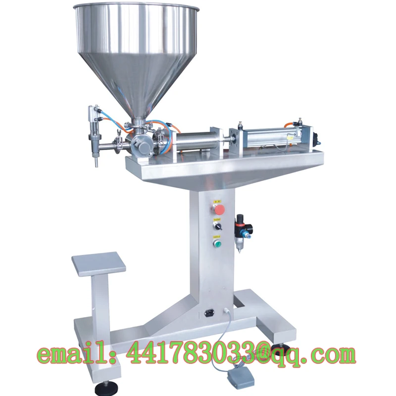 

G1LGD50-500ml Semi - automatic vertical single - head paste filling machine Vertical tomato sauce, jam, beverage filling machine