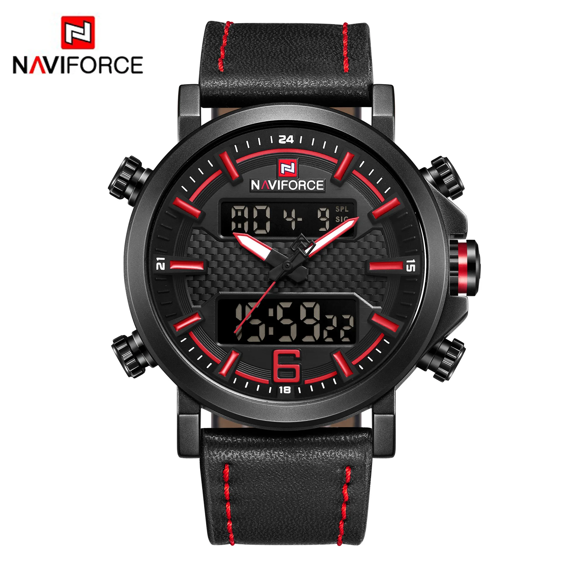

NAVIFORCE Men Analog Digital Sports Watches Men's Army Military Watch Man Quartz Clock Relogio Masculino montre homme