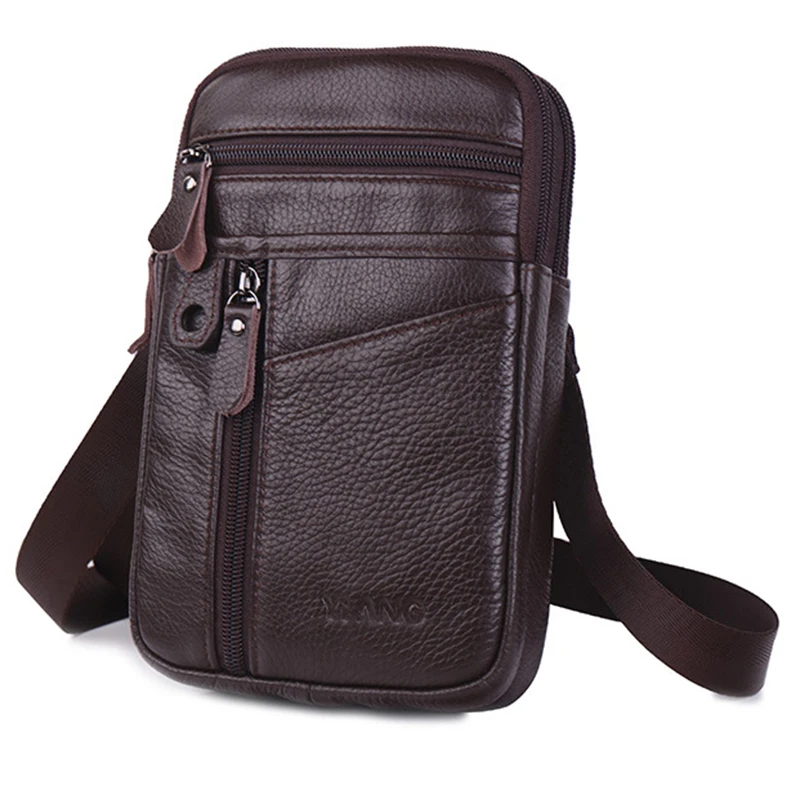 Men Small Messenger Shoulder Bags Cell Phone Bag Fashion Case Belt ...