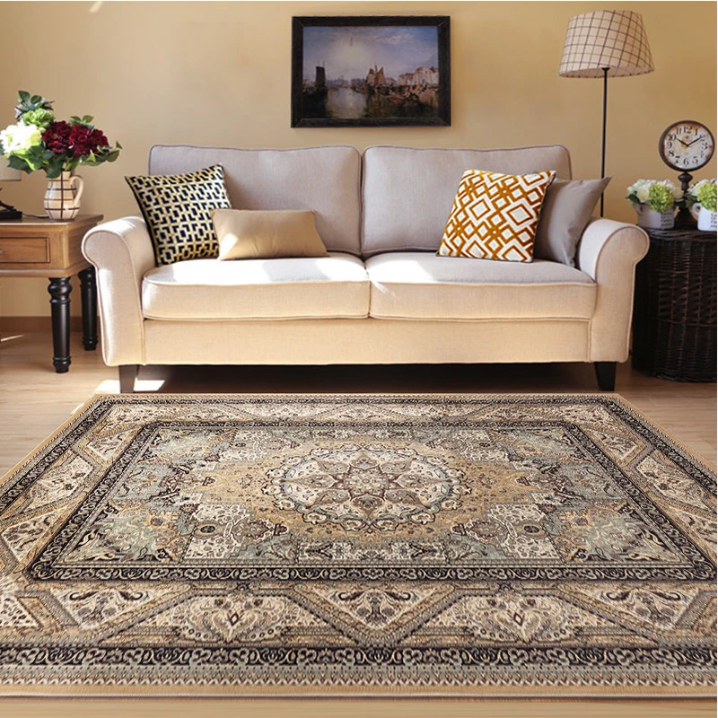 Европейский Персия ковер современный полностью проложенный гостиная стол диван спальня прикроватные коврики татами кухня ванная комната Противоскользящий коврик для дома