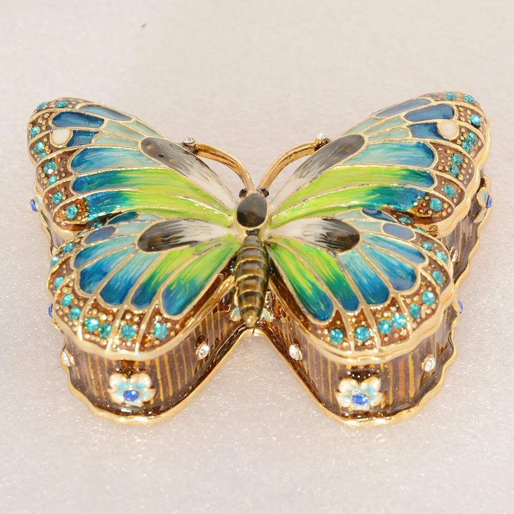 Butterfly jewelry trinket box princess jewelry organizer butterfly
