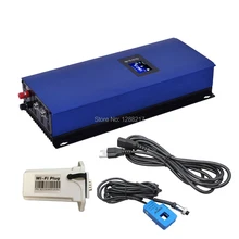 Inversor solar 22v do laço da grade de 1000w-65v ou 45v-90v à onda de seno pura do mppt do automóvel de ac110v/230v com limitador/wifi opcional