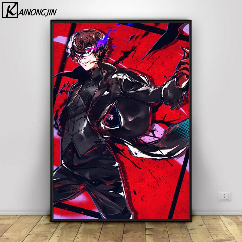 Плакат Persona 5 японского аниме постеры и принты Холст Живопись стены Искусство картина для гостиной домашний декор