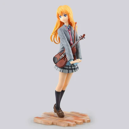 5th Юбилей Azusa Nakano K-ON аниме Рисунок akiyama Mio рицу тайнака ПВХ 1/8 девочка играть музыкальная модель игрушки полностью из коллекций - Цвет: Miyazono no colorbox