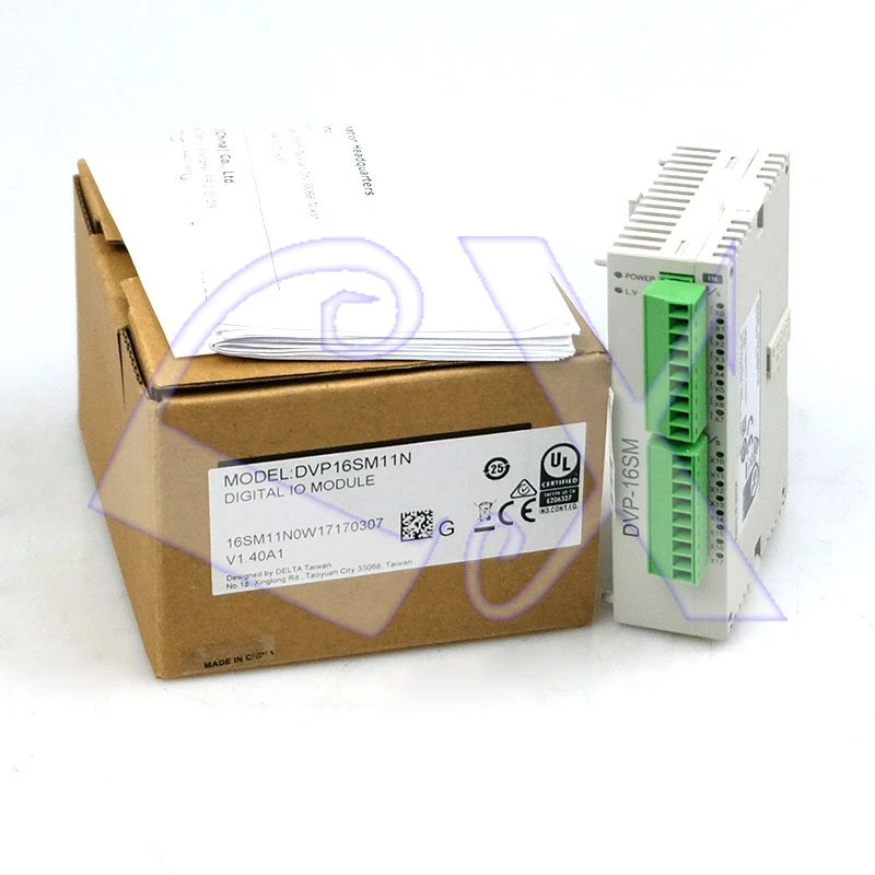 Оригинальный Delta DVP16SM11N контроллер ПЛК DC24V 16DI цифровой модуль|Контроллер
