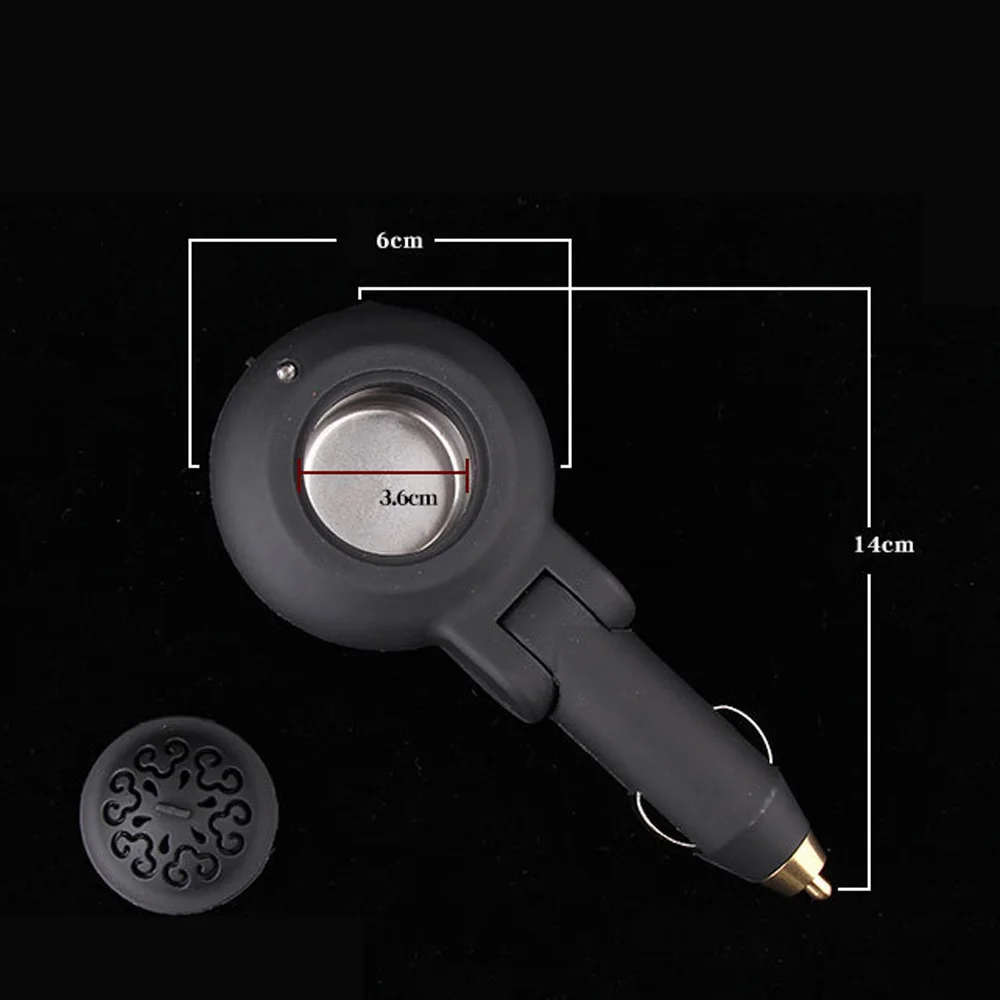 

1pcs Electronic Car Incense Burner Incense Chip Holder Censer Eliminate Odor 14*6*3.6cm Plastic Incense Burner Smell Remove