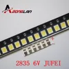 200PCS  JUFEI LED Backlight Light Beads 1210 3528 2835 1W 6V 96LM Cool white LCD Backlight TV Light Beads 01.JT.2835BPWS2-C ► Photo 1/4