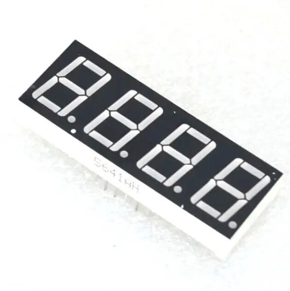 

Best Price 10pcs/lot 0.56 Inch 7 Seven Segment 4 Digits Red Clock LED Display Common Anode Time 12 Pins