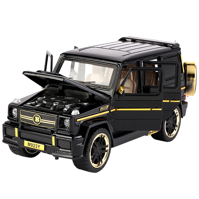 

Pull back 1:24 Bigger Size Off-road Simulated BZ Six-door Alloy Car Model Boy Toy Car Toy Model