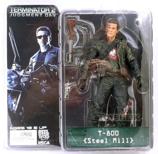 

NECA The Terminator 2 Action Figure T-800 T-800 Steel Mill PVC Figure Toy 7"18cm Model Toy #ZJZ005