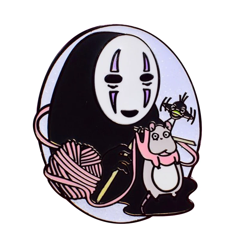 No Face Pins Studio Ghibli значок унесенный призраками