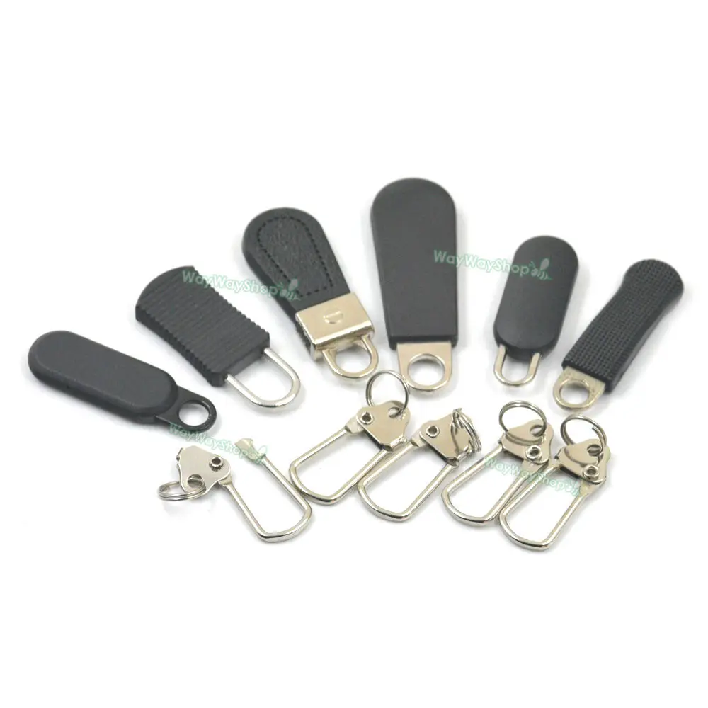25 Pcs #5 Zipper Fixer Repair Pull Tab Instant Replacement Molded Slider For Bag Jacket DIY