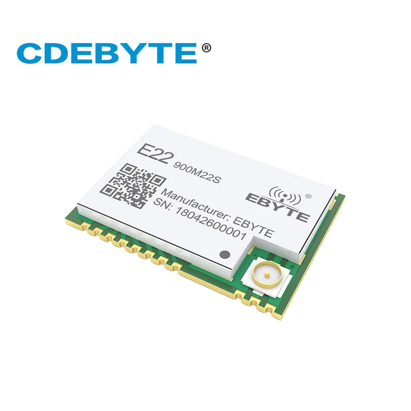 E22 900M22S Ультра низкое потребление новый чип SX1262 850 ~ 930 МГц 160 МВт IPX печать антенна