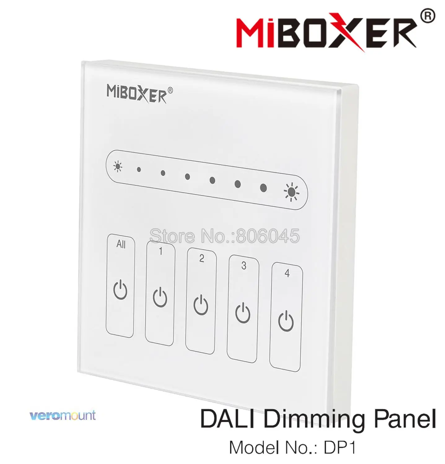 MiBOXER с цифровым адресным интерфейсом 86 сенсорный Панель Drightness затемнения умный