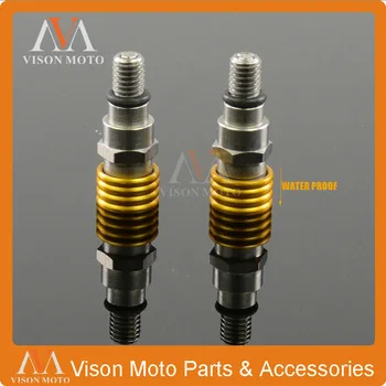 M5 0.8MM Gold Bleeder Relief Valve For suzuki  RM125 RM250 RMZ250 RMZ450 RMX450 DR250 DRZ400 Pit Dirt Bike Motorcycle Motocross