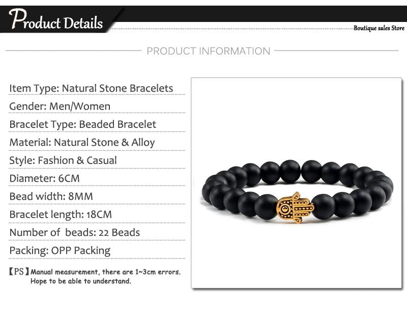 Hot Sale Alloy Hand Black Lava Beads Bracelet Natural Stone Volcanic Prayer Charm Bracelets Women Men Jewelry Femme Homme Gifts