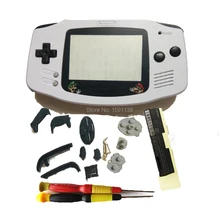 Новые белые Цвет В виде ракушки ремонт мальчик Корпус Дело мальчик игровой консоли Fit gameboyadvance гпоб dmg черный Пуговицы Mar Bros Экран объектив