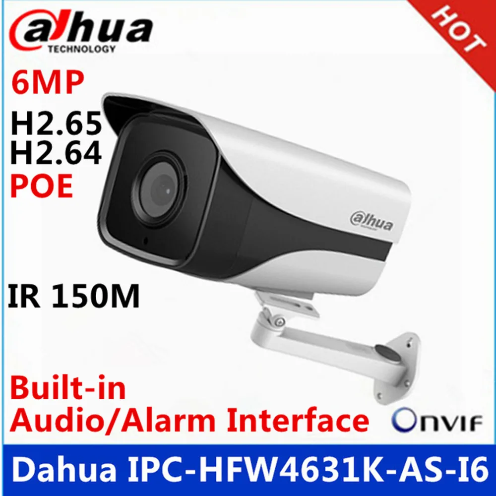Dahua IPC HFW4631K AS I6 6Mp ip camera built in SD Card slot & Audio