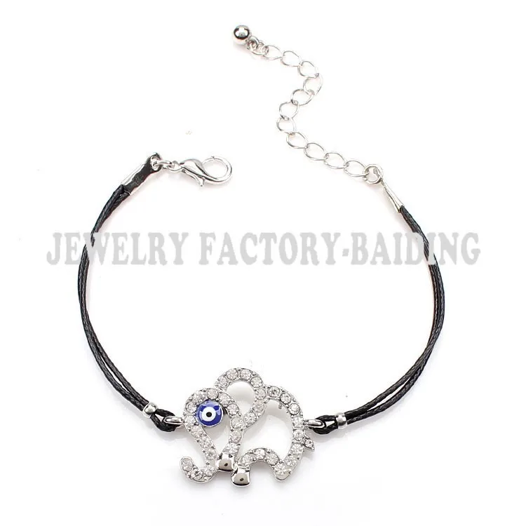 1pc Turkey Evil Eye bracelet crystal lucky eyes fashion elephant blue