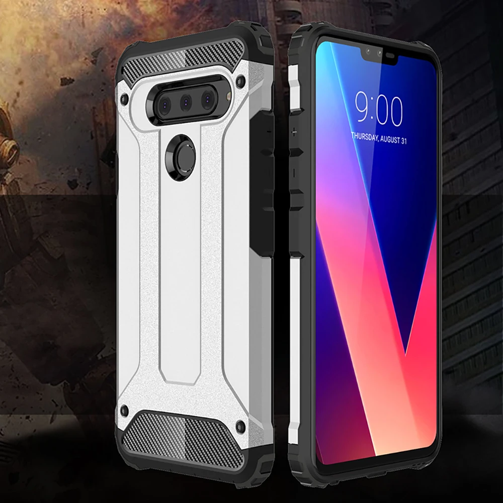 Противоударный защитный чехол 6 2 дюйма для Lg V40 Thinq лента на заднюю панель