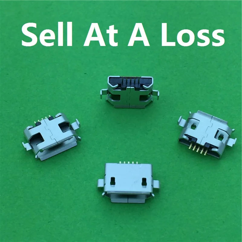 

10pcs/lot Micro USB 5pin Female Socket Connector G31 Curly Mouth 2Foot For Mobile Phone PDA Tablet Charging
