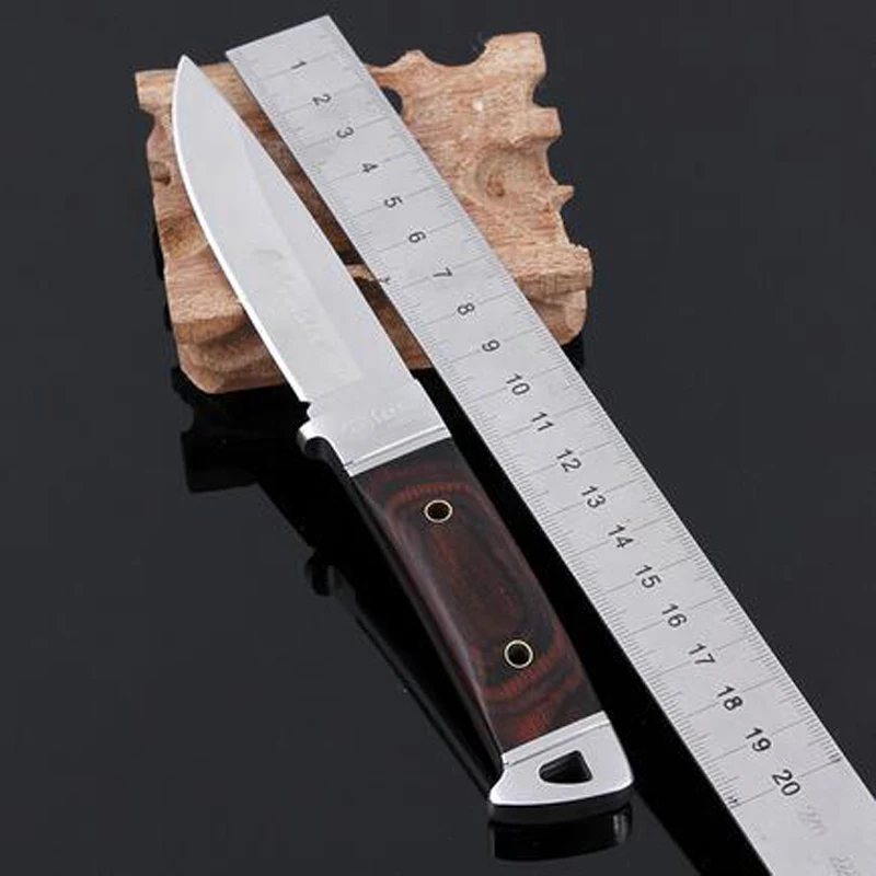 Дешевый Нержавеющая nbsp;сталь Охотничьи ножи navajas качильо mes фиксированным лезвием Ножи Кемпинг Охота выживания Ножи для шашлыков