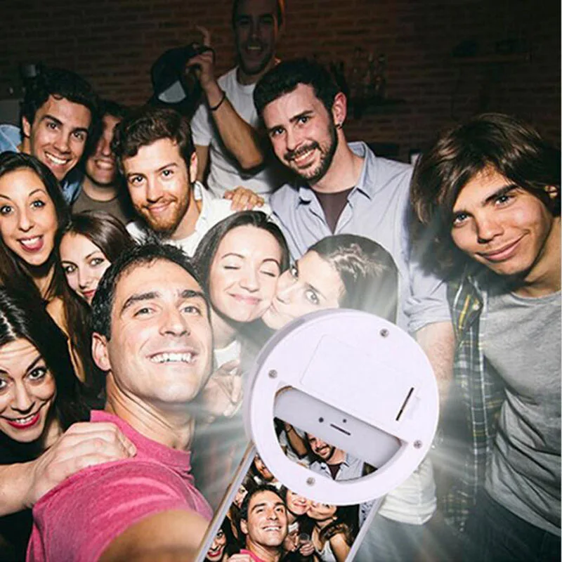 TOKOHANSUN شحن Selfie حلقة Led الهاتف ضوء مصباح الهاتف المحمول عدسة LED Sefie مصباح حلقة فلاش العدسات ل فون سامسونج TOKOHANSUN شحن Selfie حلقة Led الهاتف ضوء مصباح الهاتف المحمول عدسة LED Sefie مصباح حلقة فلاش العدسات ل فون سامسونج