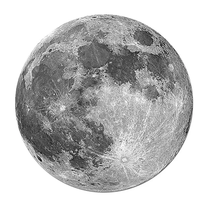 

1pcs moon Hollow Coaster flannel Creative table decoration accessories gadget Excellent quality diameter 20cm
