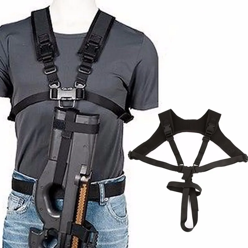 P90 TR Tactical Shoulder Gun Sling With Buttstock Attachment Adapter