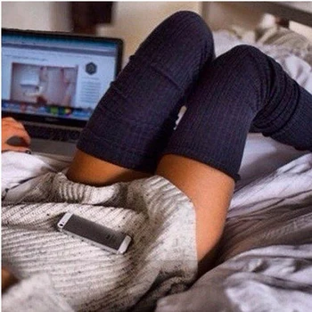 

Winter Warm Thigh High Over Knee High Stockings For Girls Womens Long Sexy Stockings Calcetines Mujer Medias De Mujer