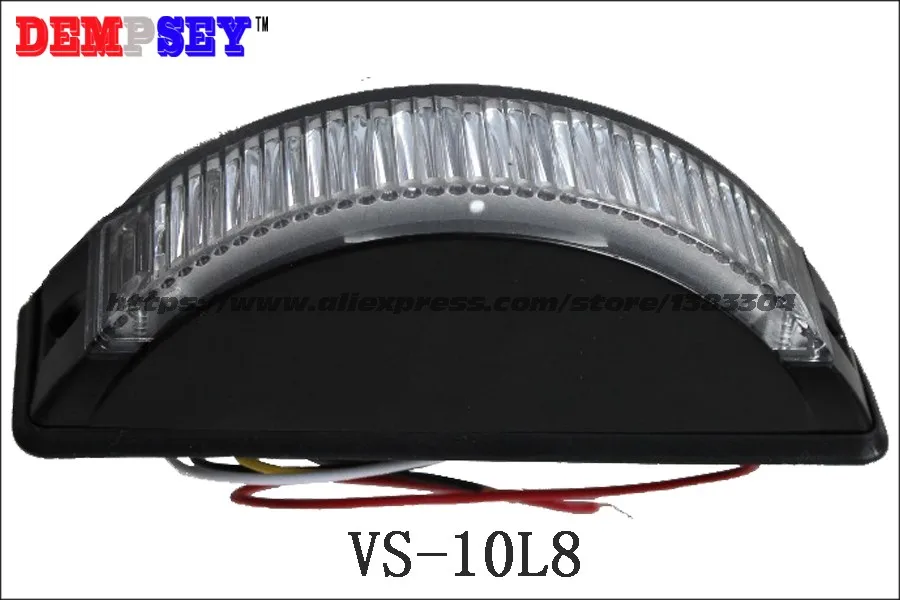 VS-10L8 светодиодные фонари, 1 Вт Светодиодный, 19 вспышек, водонепроницаемый, светодиодный с креплением на любой поверхности стробоскоп предупреждающая сигнальная лампа