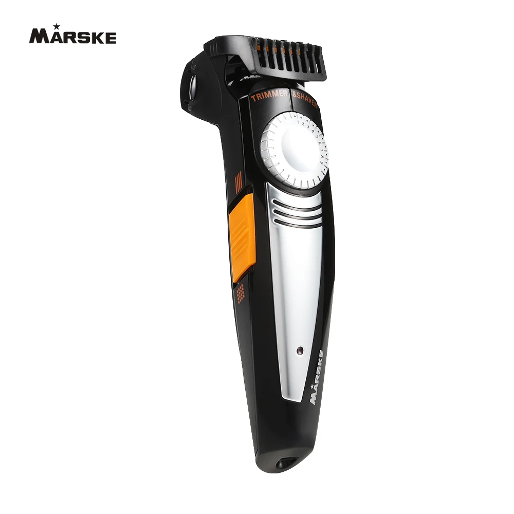 

MARSKE USB Rechargeable Electric Hair Clipper Trimmer Stubble Beard Trimmer Dual Foil Shaver Professional Hair Cutting Machine