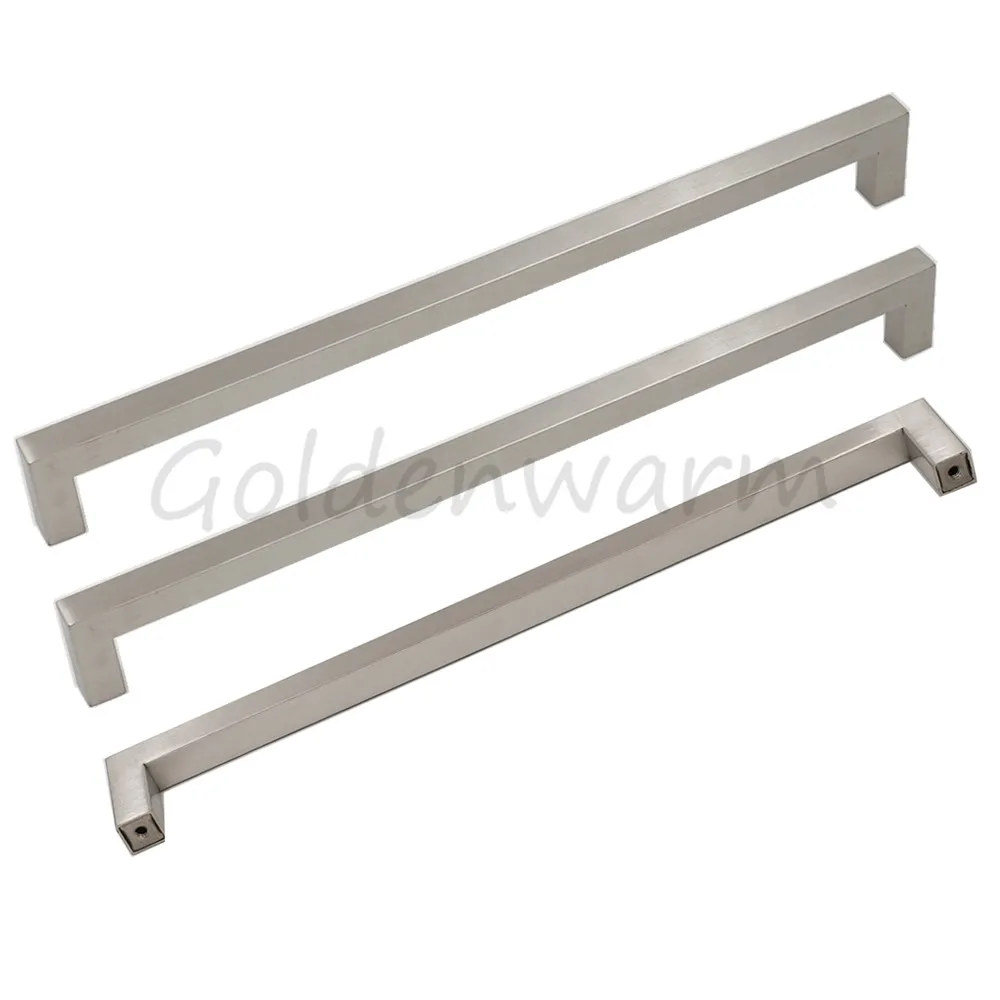 drawer pulls kitchen cabinet handles goldenwarm lsj12bss long square bar stainless steel handle 224mm256mm - Long Kitchen Cabinet Handles drawer pulls kitchen cabinet handles goldenwarm lsj12bss long square bar stainless steel handle 224mm256mm - Long Kitchen Cabinet Handles