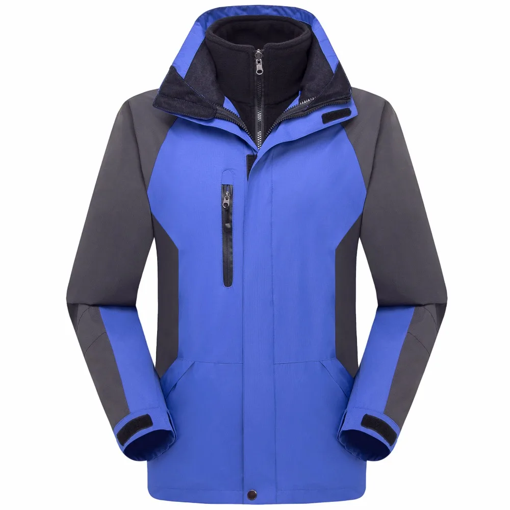 SiDiOU Group Outdoor Waterproof Jackets 3 IN 1 Softshell Jacket Mens